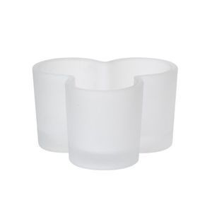 Yankee Candle potrójny świecznik na sampler Frosted Glass