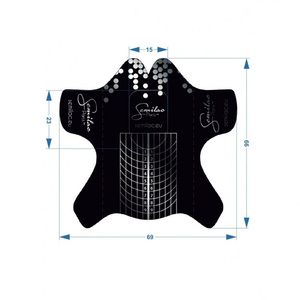 Semilac Szablony do przedłużania paznokci Semi Hardi Shaper Wide - 500 szt.