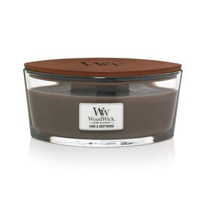 woodwick świeca zapachowa elipsa sand & driftwood