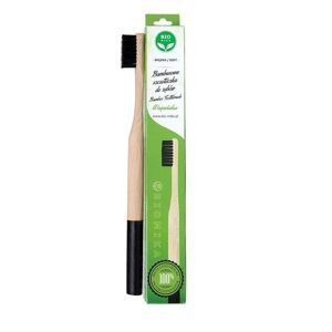 Biomika Bambusowa szczoteczka do zębów Czarna Miękka