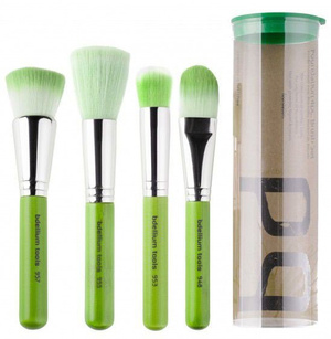 Bdellium Tools Green Bambu Foundation Zestaw 4 pędzli do podkładu